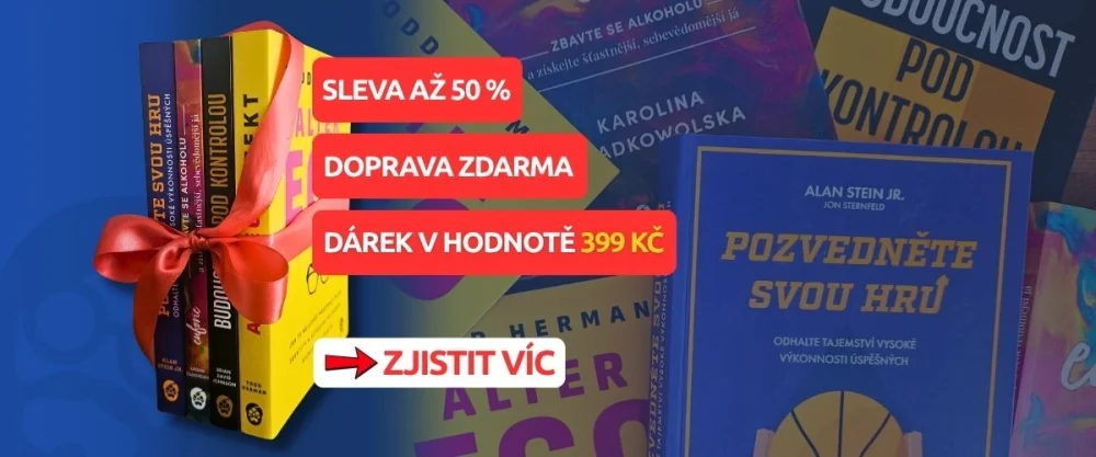 Sleva až 50 % na tištěné knihy s dopravou zdarma a dárkem v hodnotě 399 Kč