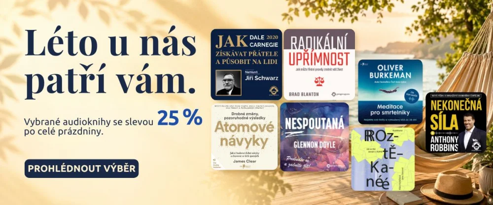 Prázdniny s 25% slevou na vybrané audioknihy