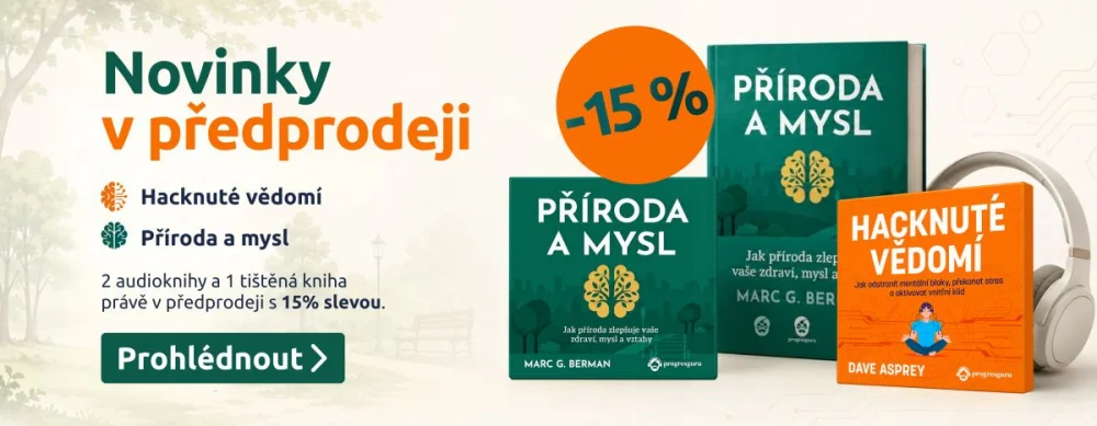Předprodej audioknihy Hacknuté vědomí a Přídoda a mysl v tištěné a audioverzi, vše s 15% slevou