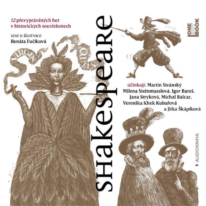 Audiokniha Shakespeare - Renáta Fučíková (Igor Bareš, Jana Stryková, Martin Stránský) - ProgresGuru