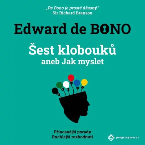 Audiokniha Šest klobouků - Edward de Bono (Jan Faltýnek)| ProgresGuru