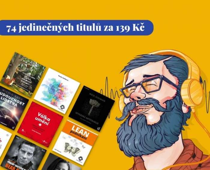 74 jedinečných titulů za 139 Kč