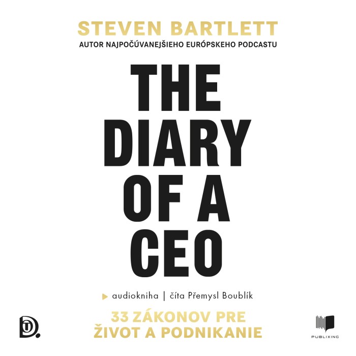 Audiokniha  The Diary of a CEO - Steven Bartlett (Přemysl Boublík) | ProgresGuru