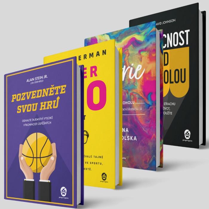 Balíček 4 Tištěných knih od ProgresGuru | ProgresGuru