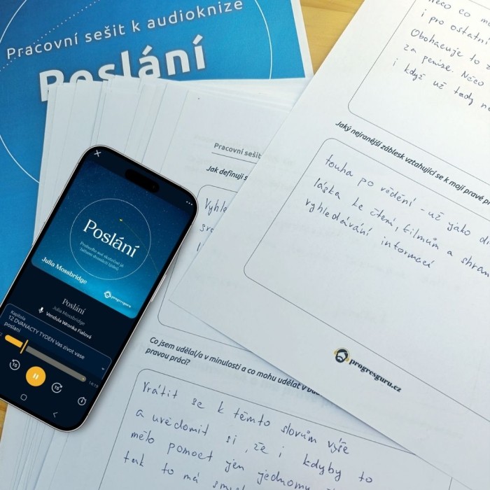 Třetí měsíc s audioknihou Poslání: Když se přestanete bát být sami sebou