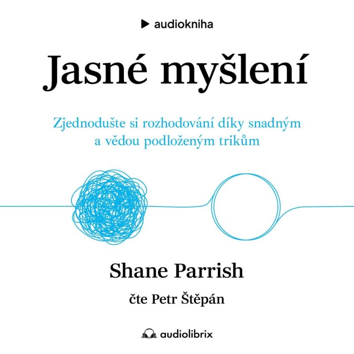 Audiokniha Jasné myšlení - Shane Parrish (Petr Štěpán) | ProgresGuru
